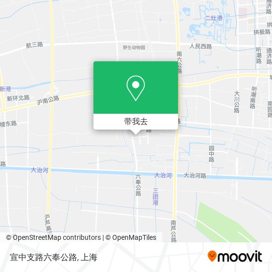 宣中支路六奉公路地图