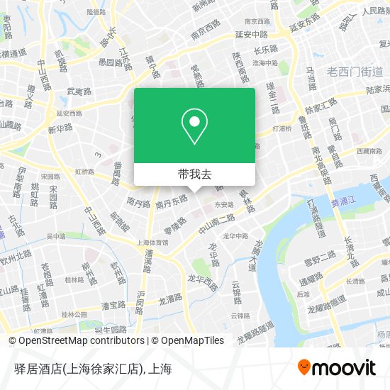 驿居酒店(上海徐家汇店)地图