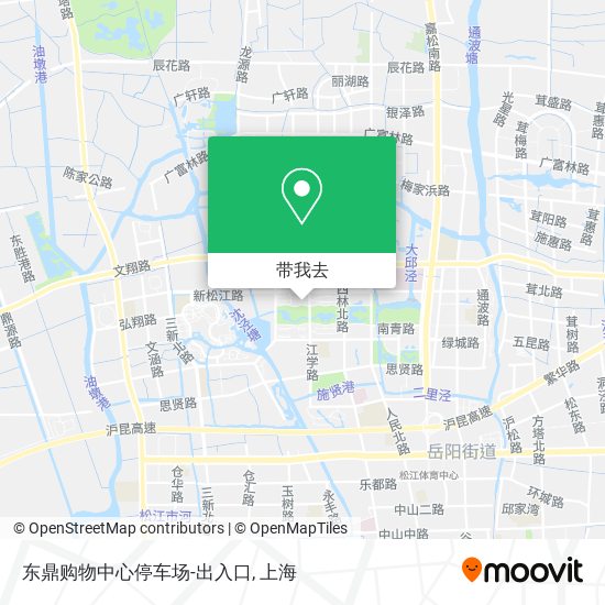 东鼎购物中心停车场-出入口地图