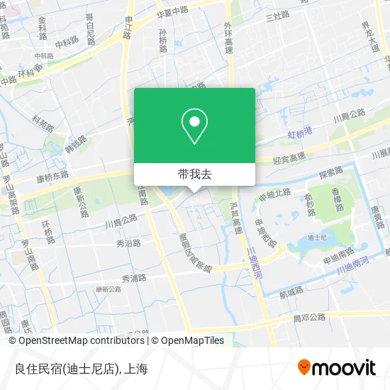 良住民宿(迪士尼店)地图