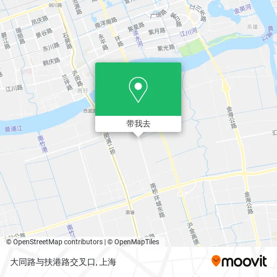 大同路与扶港路交叉口地图