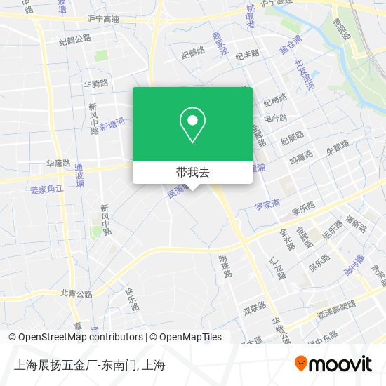 上海展扬五金厂-东南门地图