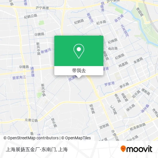 上海展扬五金厂-东南门地图
