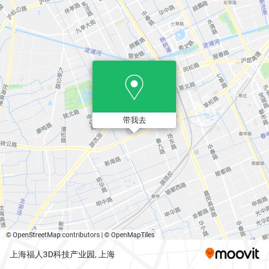 上海福人3D科技产业园地图
