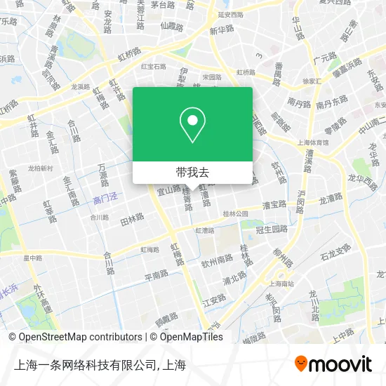 上海一条网络科技有限公司地图