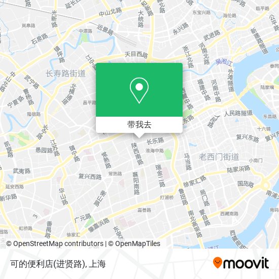 可的便利店(进贤路)地图