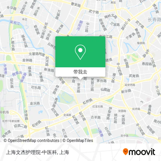 上海文杰护理院-中医科地图