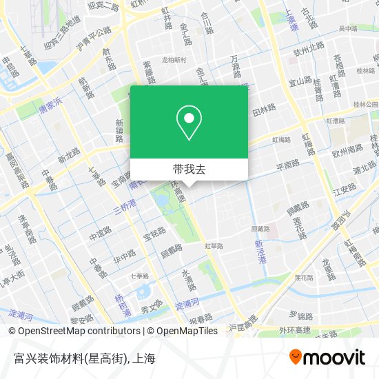 富兴装饰材料(星高街)地图