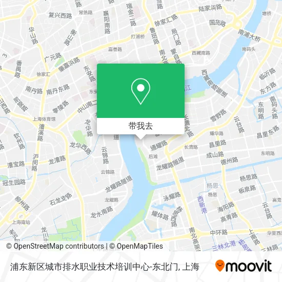 浦东新区城市排水职业技术培训中心-东北门地图