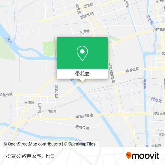 松蒸公路芦家宅地图