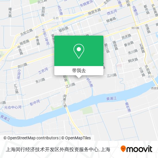 上海闵行经济技术开发区外商投资服务中心地图