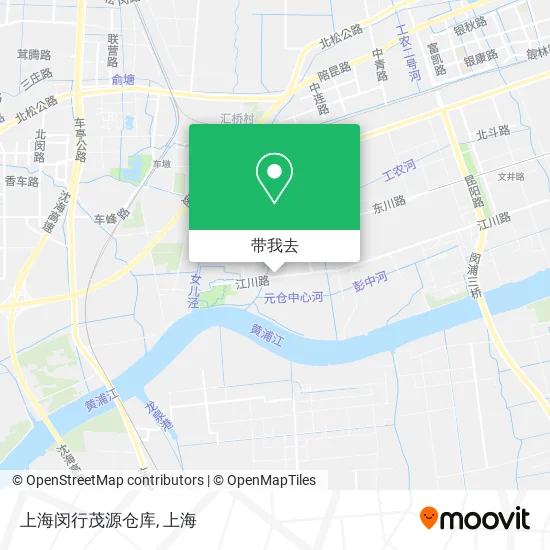 上海闵行茂源仓库地图