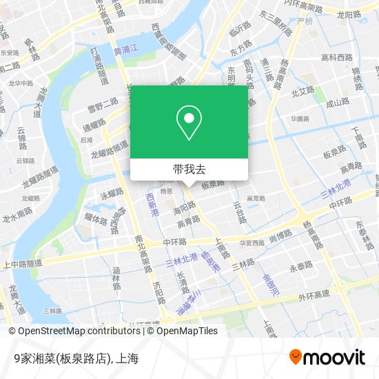 9家湘菜(板泉路店)地图