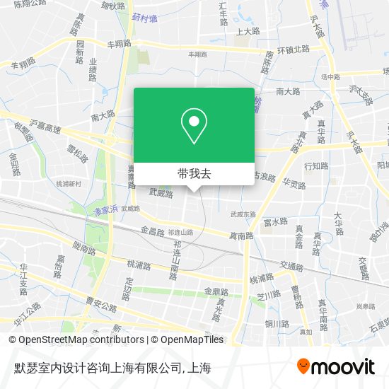 默瑟室内设计咨询上海有限公司地图