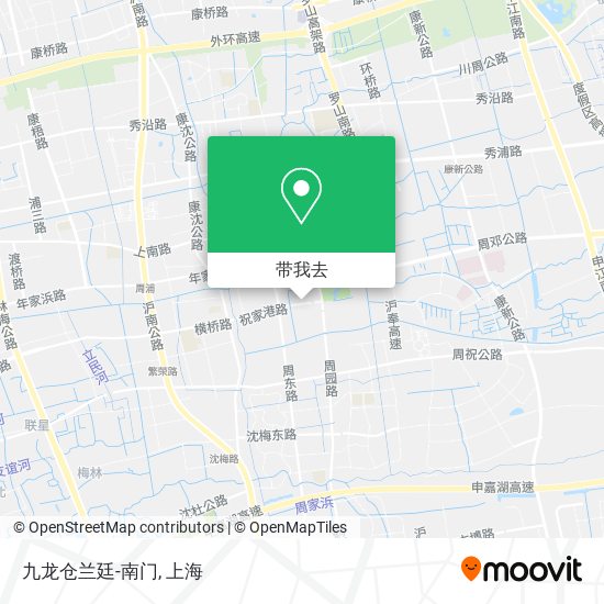 九龙仓兰廷-南门地图