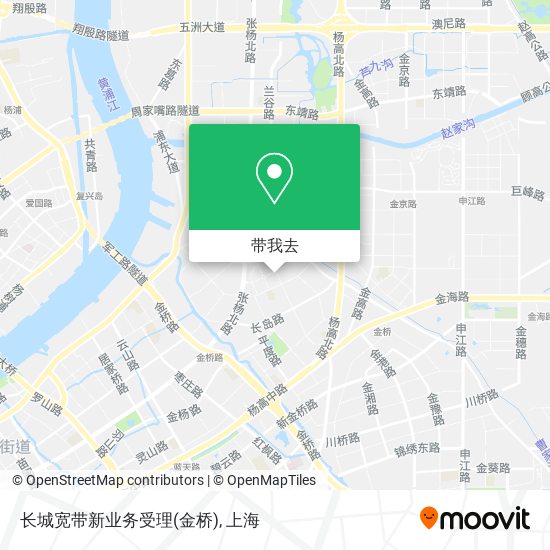 长城宽带新业务受理(金桥)地图
