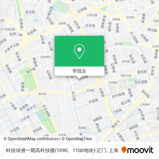 科技绿洲一期高科技楼(1090、1100地块)-正门地图