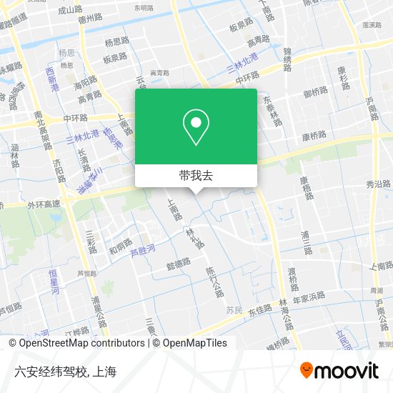 六安经纬驾校地图