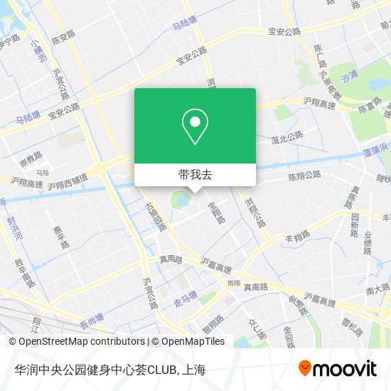 华润中央公园健身中心荟CLUB地图