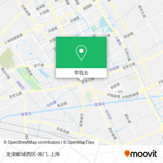 龙湖郦城西区-南门地图