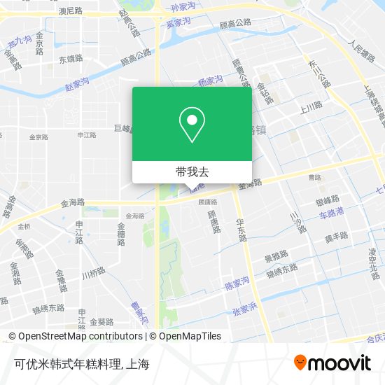 可优米韩式年糕料理地图