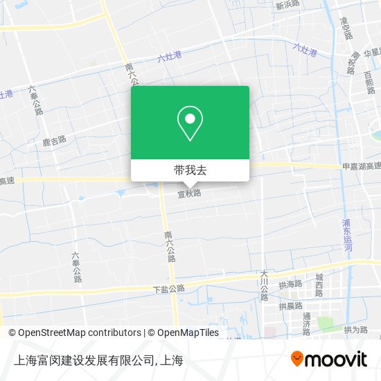 上海富闵建设发展有限公司地图