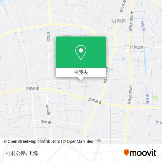杜村公路地图