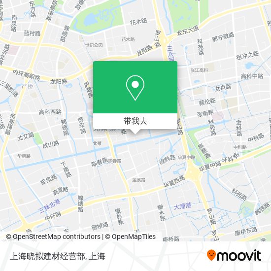 上海晓拟建材经营部地图