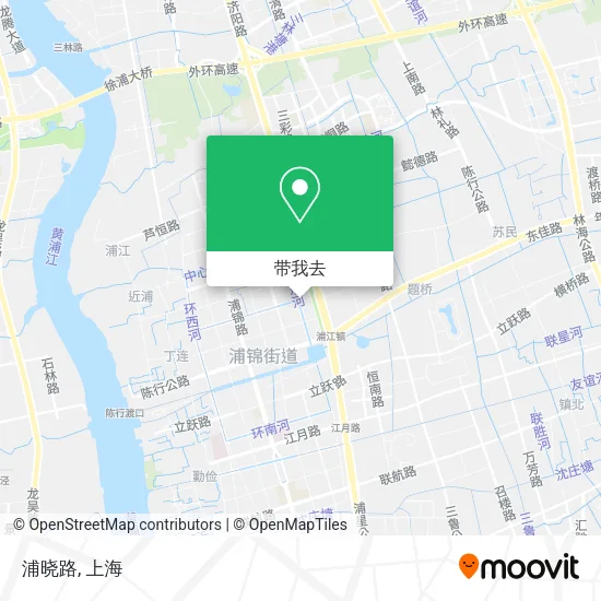 浦晓路地图