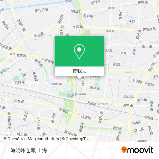 上海晓峰仓库地图