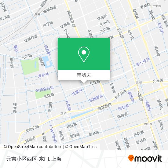 元吉小区西区-东门地图