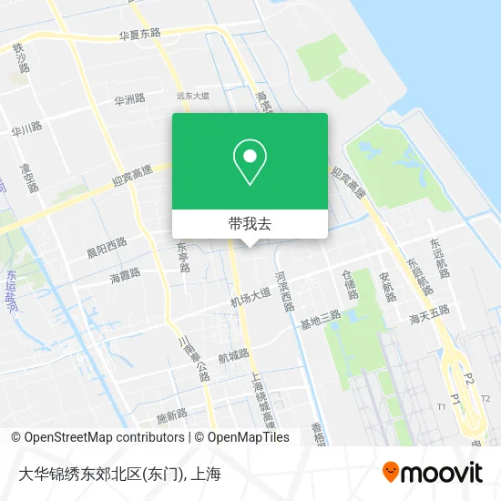 大华锦绣东郊北区(东门)地图