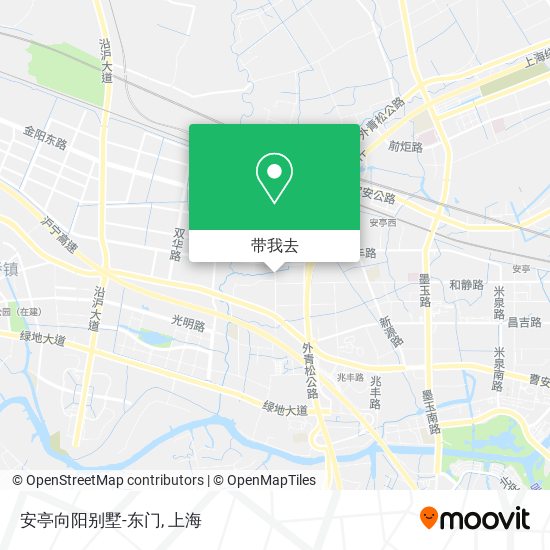 安亭向阳别墅-东门地图