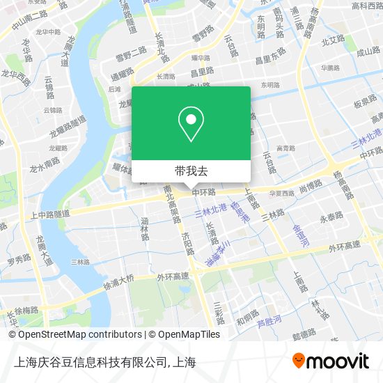上海庆谷豆信息科技有限公司地图