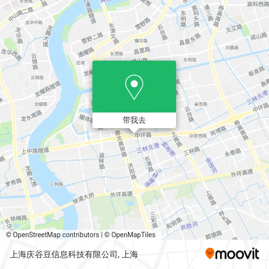 上海庆谷豆信息科技有限公司地图