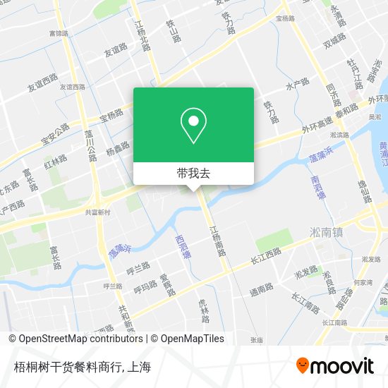 梧桐树干货餐料商行地图