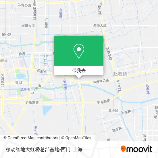 移动智地大虹桥总部基地-西门地图