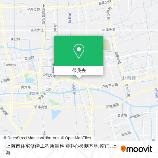 上海市住宅修缮工程质量检测中心检测基地-南门地图