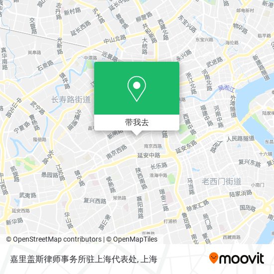 嘉里盖斯律师事务所驻上海代表处地图