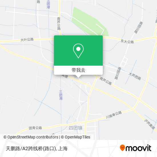 天鹏路/A2跨线桥(路口)地图