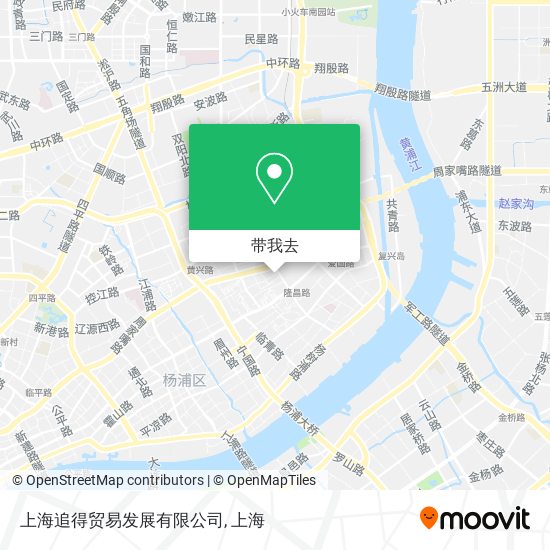 上海追得贸易发展有限公司地图