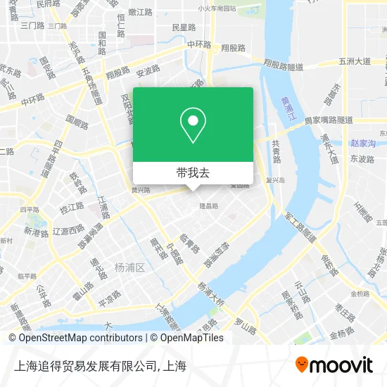 上海追得贸易发展有限公司地图