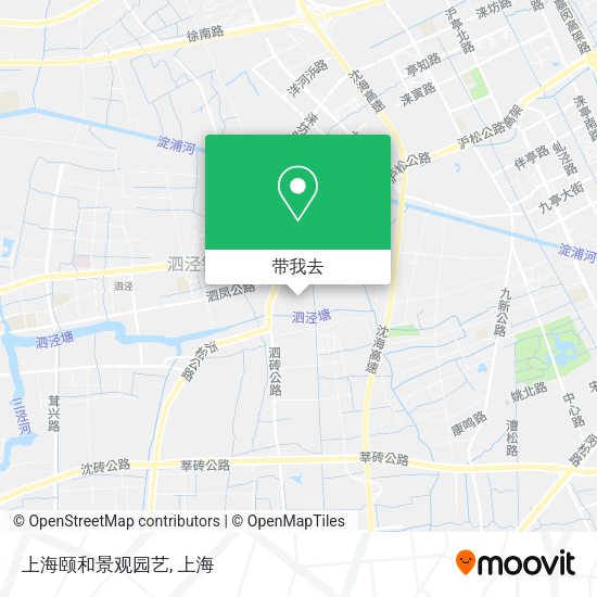 上海颐和景观园艺地图