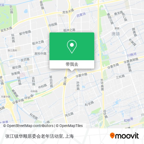 张江镇华顺居委会老年活动室地图