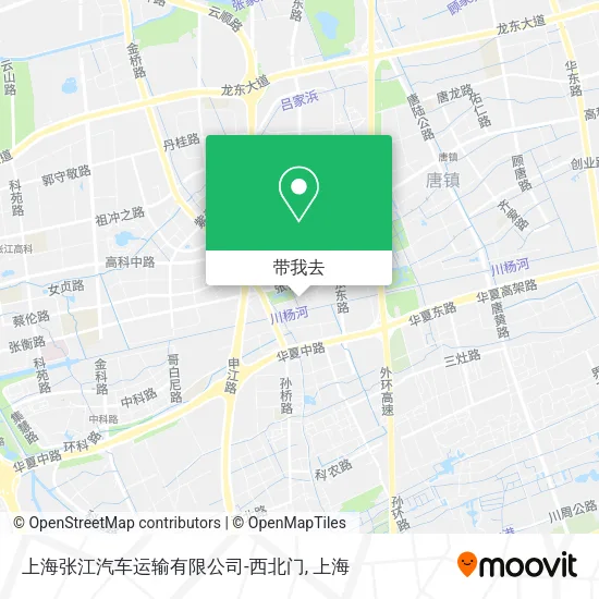 上海张江汽车运输有限公司-西北门地图