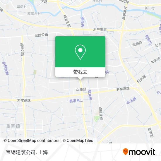 宝钢建筑公司地图
