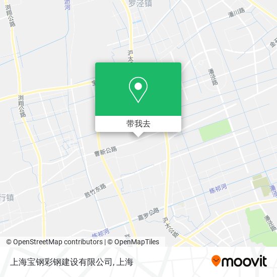 上海宝钢彩钢建设有限公司地图