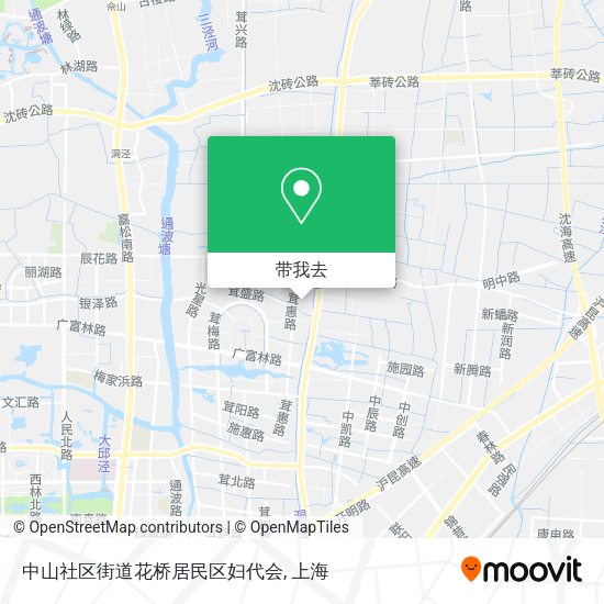 中山社区街道花桥居民区妇代会地图