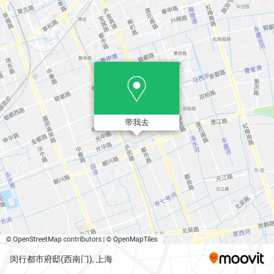 闵行都市府邸(西南门)地图
