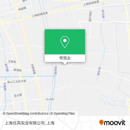 上海任高实业有限公司地图